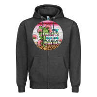 Charcoal Heather my students are on point round earring Zipper Hoodie - BundleAndBundleShop