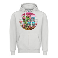Dove Grey my students are on point round earring Zipper Hoodie - BundleAndBundleShop