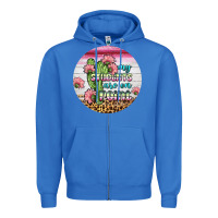 True Royal my students are on point round earring Zipper Hoodie - BundleAndBundleShop