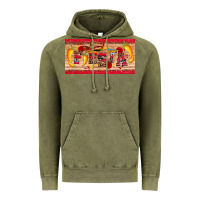 Vintage Olive fiesta  license plate template Vintage Hoodie - Artiststas