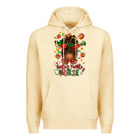Pina Colada santa's favorite nurse afro messy bun Premium Hoodie - texasbilliewilder