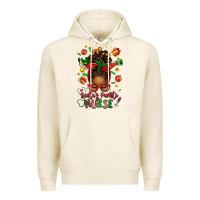 Tofu santa's favorite nurse afro messy bun Premium Hoodie - texasbilliewilder