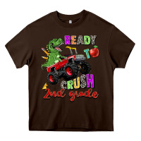 Chocolate Brown ready to crush 2nd grade Heavy Core Tee - Zillion Design Studio