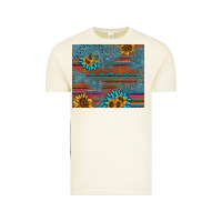 Vintage Arctic sunflower gemstone serape tumbler Vintage Tee - AdoDesignShop