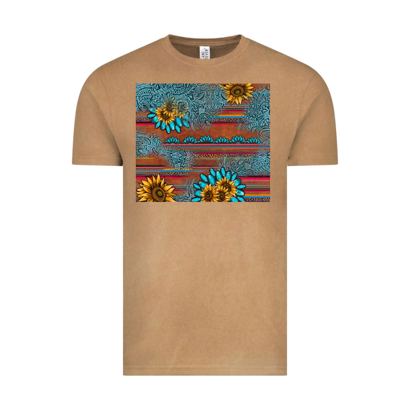 Sunflower Gemstone Serape Tumbler Vintage Tee by AdoDesignShop | Teevron