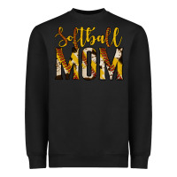 Black softball mom Heavyweight Sweatshirt - Jasminsmagicworld