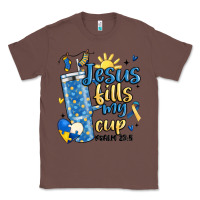 Chestnut down syndrome jesus fills my cup Classic Tee - MaliasSmallBusiness