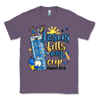 Lavender down syndrome jesus fills my cup Classic Tee - MaliasSmallBusiness