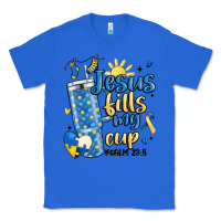 True Royal down syndrome jesus fills my cup Classic Tee - MaliasSmallBusiness