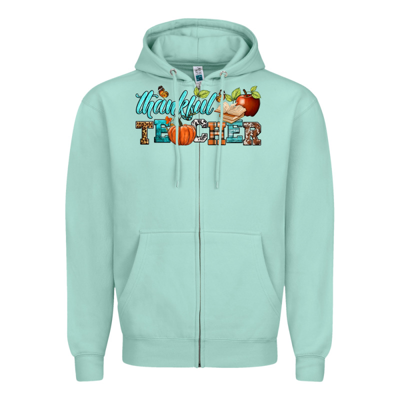 Thankful Teacher Zipper Hoodie by BundleAndBundleShop | Teevron