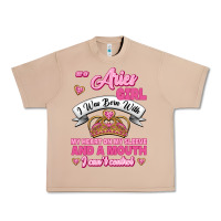 Burro As A Aries Girl I Was Born With My Heart On My Sleeve And A Mouth Urban Heavy Tee - Jasminsmagicworld