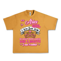 Peanut Butter As A Aries Girl I Was Born With My Heart On My Sleeve And A Mouth Urban Heavy Tee - Jasminsmagicworld