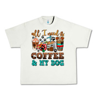 Pistachio all i need is coffee and my dog Urban Heavy Tee - AdoDesignShop