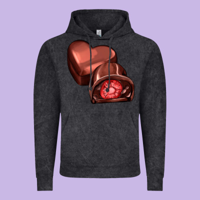 Heart Chocolate Vintage Hoodie Designed By Adodesignshop