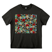 Asphalt sugar skulls roses tumbler 3 Heavy Core Tee - CTS Tumbler Store