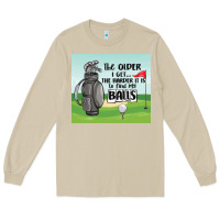 Mushroom funny golf Long Sleeve Tee - MaliasSmallBusiness