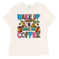 Bone wake up and smell the coffee Ladies Tee - Zillion Design Studio