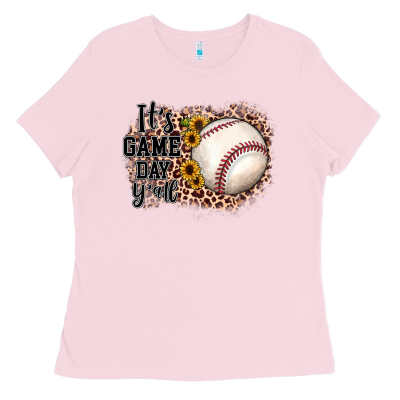 It's Game Day Y'all Baseball Ladies Tee by JahusDesignShop | Teevron