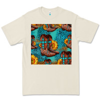 Bone western boots seamless pattern Premium Tee - HRA Design Shop
