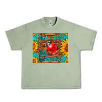 Oil Green just a girl who loves ladybugs Urban Heavy Tee - LillyAllenDesigns