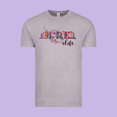 Nurse Life Vintage Tee Designed By Barkaloodesign