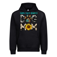 Black kinda busy being a dog mom Urban Hoodie - OliviaCreatesArt