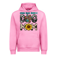 Fuchsia Pink kinda busy being a dog mom Urban Hoodie - OliviaCreatesArt