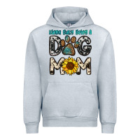 Heather Grey kinda busy being a dog mom Urban Hoodie - OliviaCreatesArt