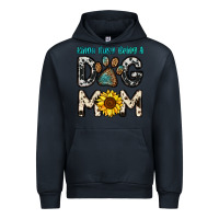 Navy kinda busy being a dog mom Urban Hoodie - OliviaCreatesArt