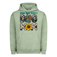 Pigment Oil Green kinda busy being a dog mom Urban Hoodie - OliviaCreatesArt