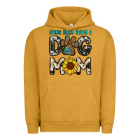Pigment Peanut Butter kinda busy being a dog mom Urban Hoodie - OliviaCreatesArt