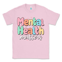 Bubblegum Pink mental health matters Classic Tee - MaliasSmallBusiness