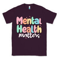 Plum mental health matters Classic Tee - MaliasSmallBusiness