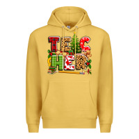 Antique Gold teacher christmas Premium Hoodie - texasbilliewilder