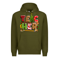 Army Green teacher christmas Premium Hoodie - texasbilliewilder