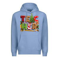 Colony Blue teacher christmas Premium Hoodie - texasbilliewilder