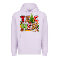 Lilac teacher christmas Premium Hoodie - texasbilliewilder
