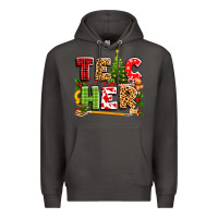 Smoke teacher christmas Premium Hoodie - texasbilliewilder