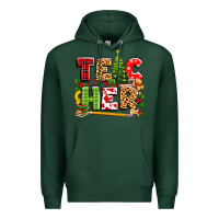 Sports Green teacher christmas Premium Hoodie - texasbilliewilder