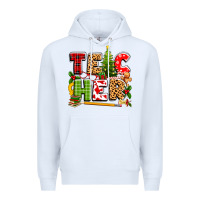 White teacher christmas Premium Hoodie - texasbilliewilder