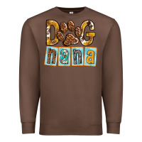 Chestnut Dog Nana with Paw Premium Sweatshirt - texasbilliewilder