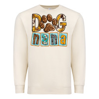 Dog Nana With Paw Premium Sweatshirt | Teevron