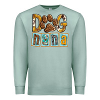 Seafoam Dog Nana with Paw Premium Sweatshirt - texasbilliewilder