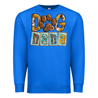 True Royal Dog Nana with Paw Premium Sweatshirt - texasbilliewilder