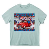 Arona american truck 4th of july tumbler Heavy Core Tee - BarkalooDesign