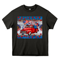American Truck 4th Of July Tumbler Heavy Core Tee | Teevron