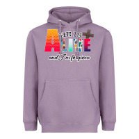 Lavender He is Alive Heavyweight Hoodie - Bettercallsaul