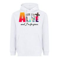 White He is Alive Heavyweight Hoodie - Bettercallsaul
