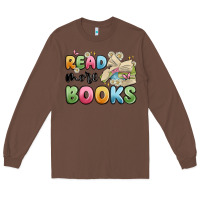 Chestnut read more books Long Sleeve Tee - MaliasSmallBusiness