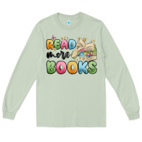 Matcha read more books Long Sleeve Tee - MaliasSmallBusiness